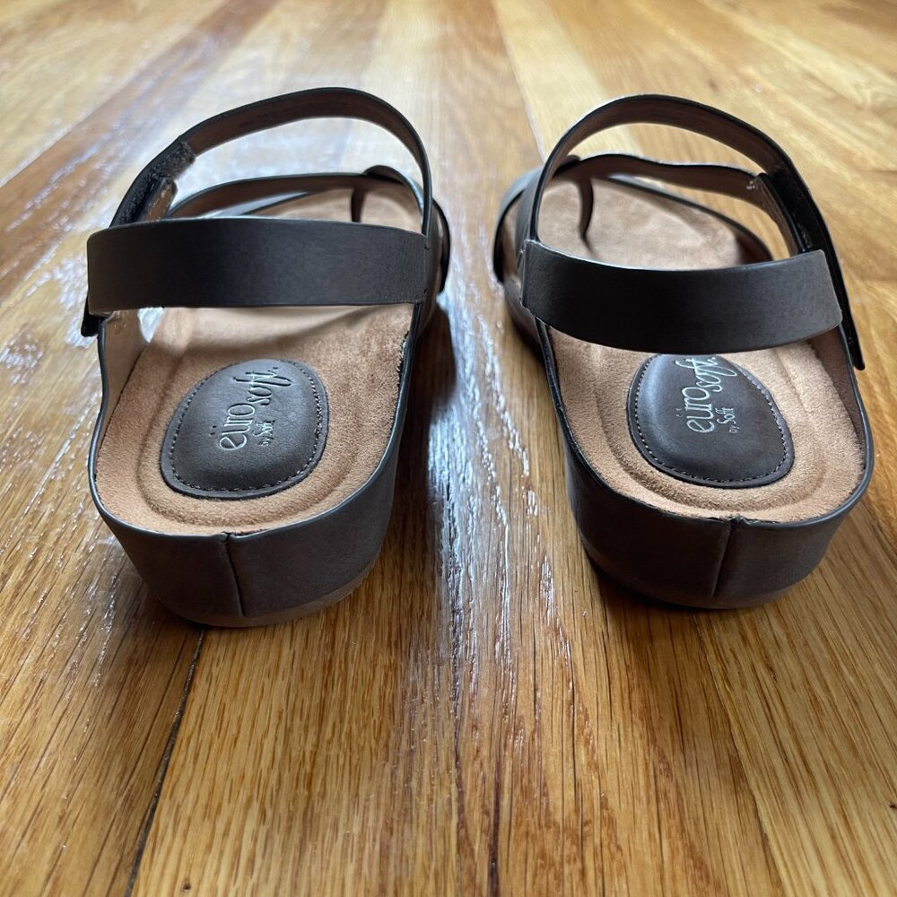 Eurosoft Gianetta Sandals Womens Mocha Size 8 - Picture 3 of 5